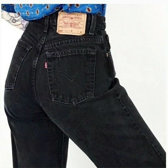 Levi's Denim - Levi Strauss 550 Women's Size 14M Black Jeans